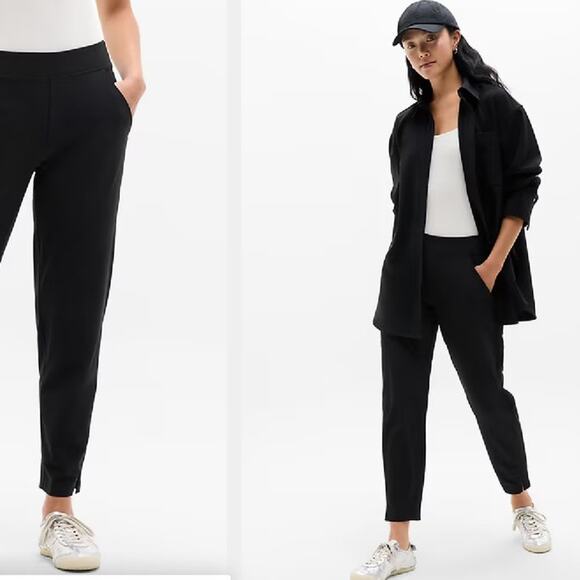 EUC $99 Athleta Brooklyn Mid Rise Ankle Pant Black Size 14 - Picture 7 of 7